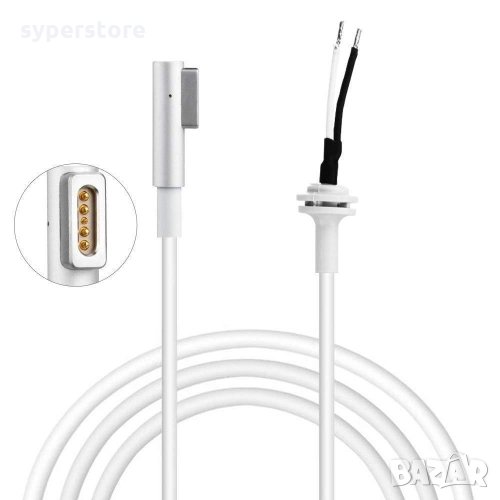 Кабел захранващ за лаптоп Macbook Magsafe1 L SS001134 Само кабелът от адаптера към лаптопа, снимка 1