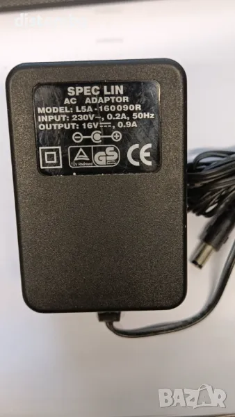 Aдаптер L5A-160090R 16V DC 0,9 ​​A, снимка 1