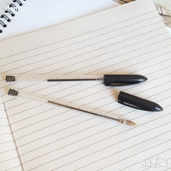 3027 Офис химикалка Leo Smart, черно мастило, 1.00mm, снимка 1