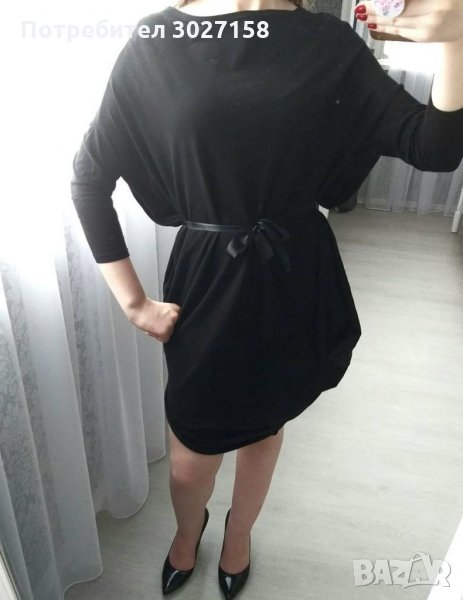 Черна асиметрична рокля марка Akropol, снимка 1