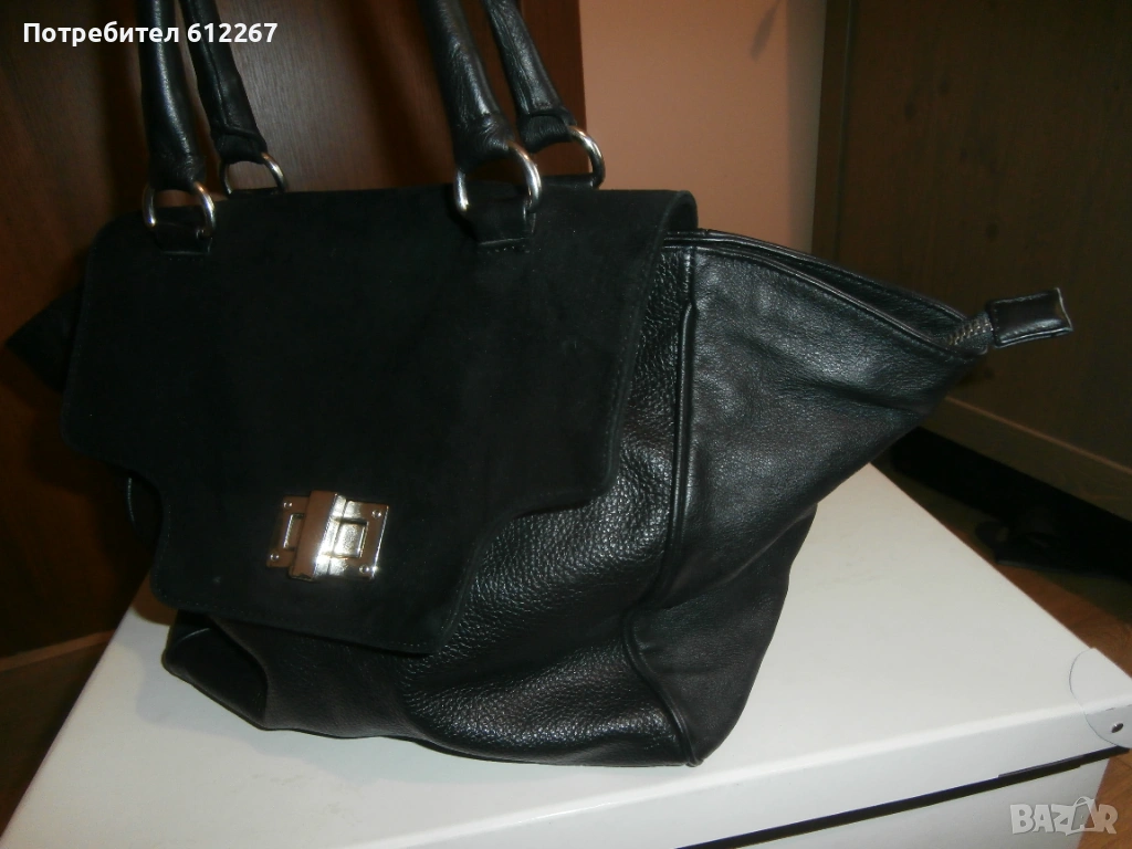 дамска чанта естествена кожа, снимка 1