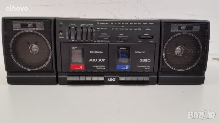 Радиокасетофон SEG MCD 420 E, снимка 1