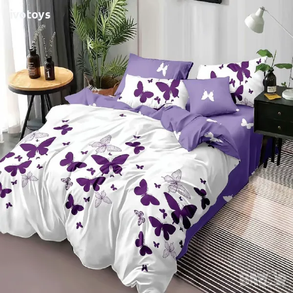 Двулицево спално бельо, 6 части - Модел WS16047, снимка 1