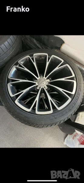 Лети джанти 19" 255/40/19 с думи Dunlop на не повече от 7000км неразличими от нови, снимка 1