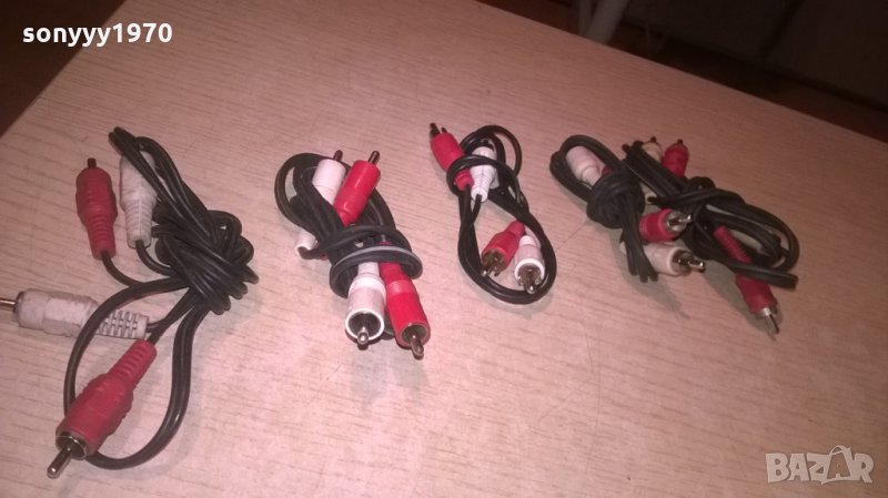 5 чинча за 75лв-аудио кабели-внос франция, снимка 1