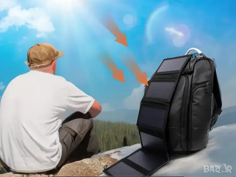 Мобилно соларно слънчево зарядно за телефон, снимка 1