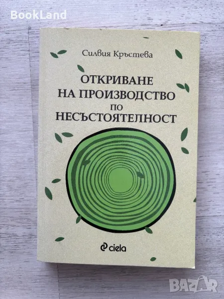 Откриване на производство по несъстоятелност, Силвия Кръстева , снимка 1