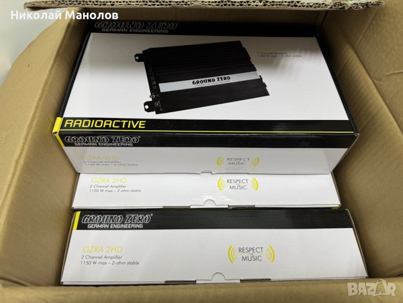 Усилвател Ground Zero GZRA 2HD, снимка 1