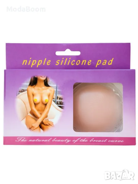 Самозалепващи силиконови лепенки за зърна, снимка 1