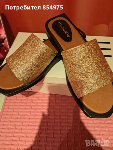 Дамски чехли от естествена кожа , снимка 1