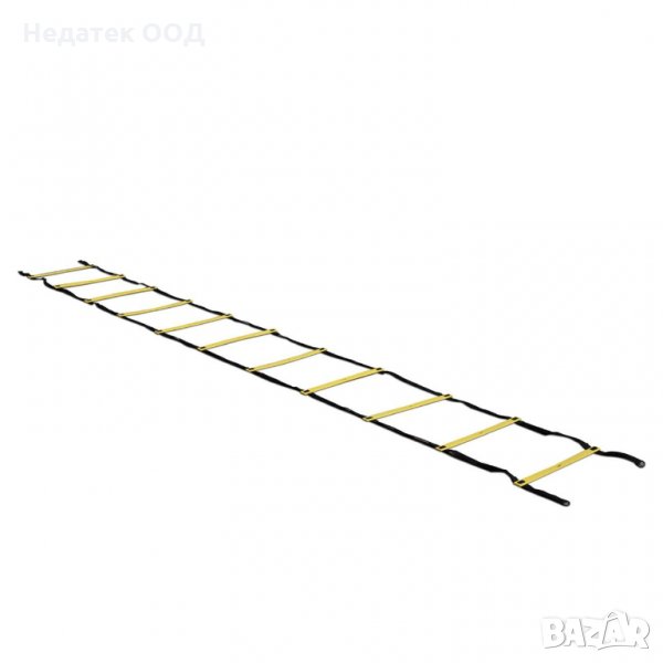 Тренировъчна стълба, 4м, черен/жълт, снимка 1