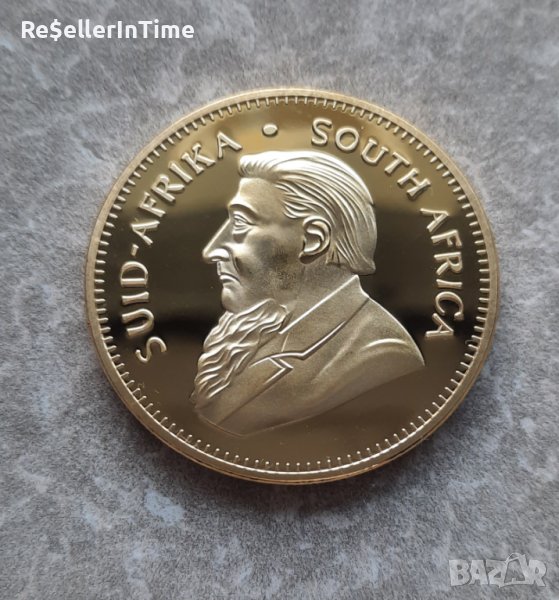 Монета South Africa Saudi Africa Krugerrand 1967 1OZ, реплика, снимка 1