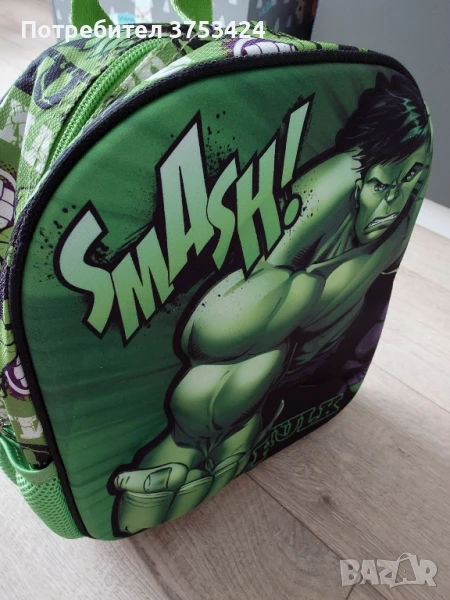 Детска раница Хълк , снимка 1
