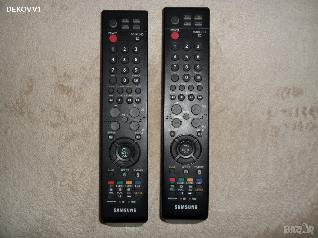 Продавам дистанционни за телевизор SAMSUNG два броя . Цената е за един брой, снимка 1