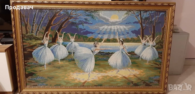 Гоблен "Лебедово езеро", снимка 1