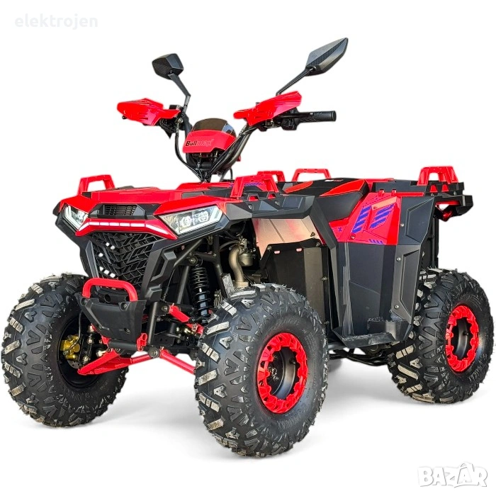 ATV BULLMAX POWERSPORT 150CC полуавтоматични скорости, мощният мотор - 2026г, 8” Гуми, С Теглич, снимка 1