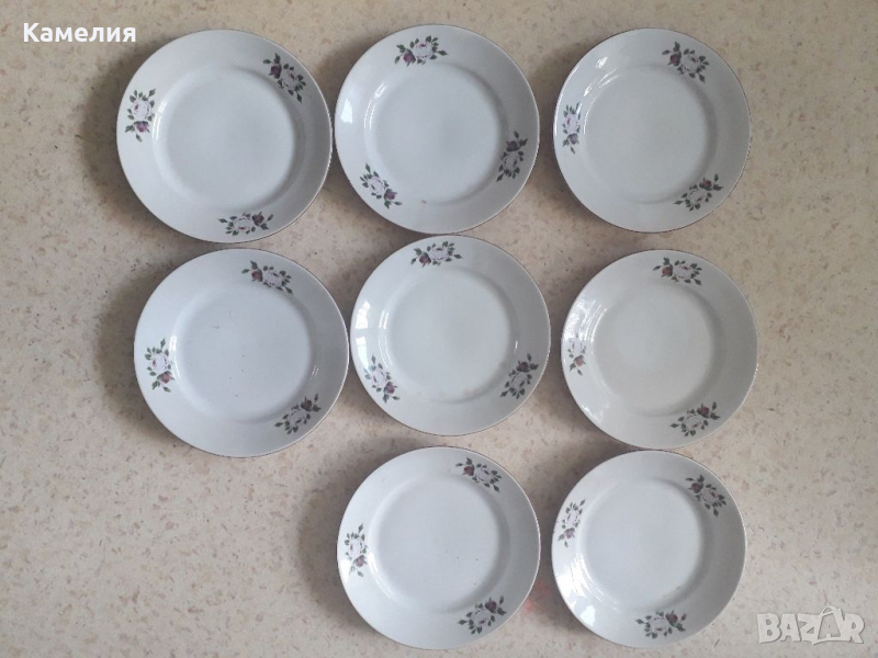 Български порцеланови чинии, снимка 1