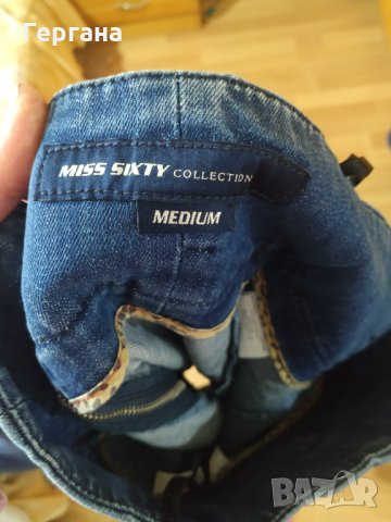 Нова пола с висока талия Мис Сиксти/Miss Sixty, снимка 3 - Поли - 32610436