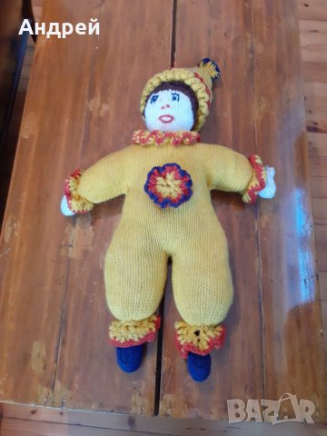 Стара плетена кукла, снимка 1 - Други ценни предмети - 27926188