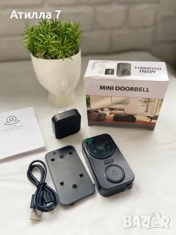 Безжичен Звънец с Камера / Видео Звънец за Врата, снимка 4 - Други стоки за дома - 48278926