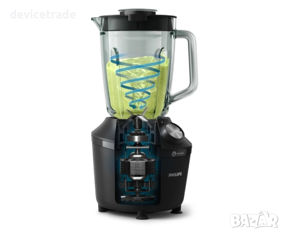 Блендер Philips Seria 3000 HR2291/41, 600W, 2 л, 2 скорости + Pulse, снимка 2 - Блендери - 52881926
