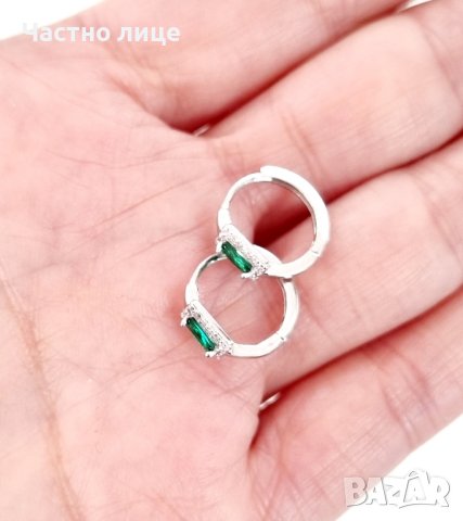 Обеци сребро 925, снимка 1