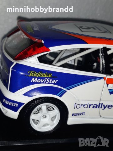 FORD  FOCUS RS WRC 02.BURAGO 1.24 . FORD RALLYE SPORT.STAR COLLECTION.!, снимка 13 - Колекции - 39349683