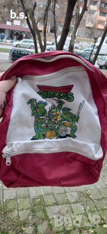 Ретро детска раница с костенурките нинджа 