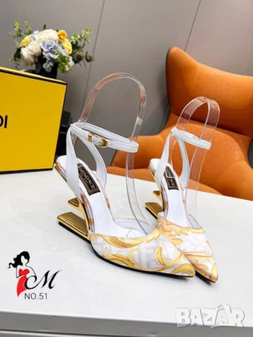 обувки на ток fendi versace, снимка 6 - Дамски ежедневни обувки - 50769912