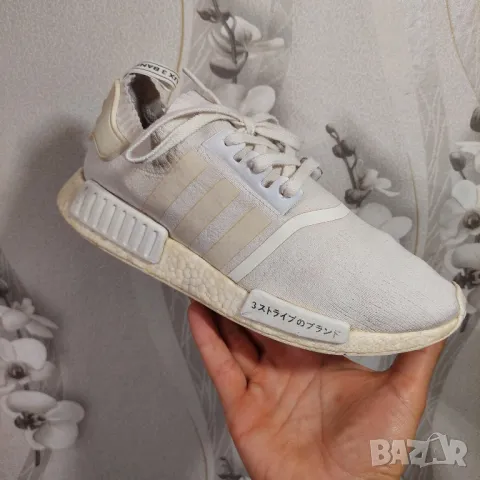 adidas Originals Nmd R1 Runner Primeknit "Japan White" номер 43-44, снимка 10 - Маратонки - 49745518