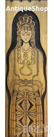 Дърворезба, българска, пано, стена , снимка 2 - Декорация за дома - 50480186