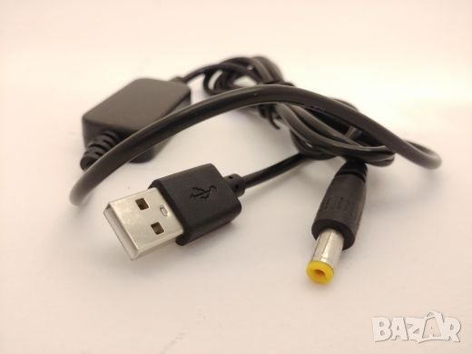 USB повишаващ кабел 5V към 9V 