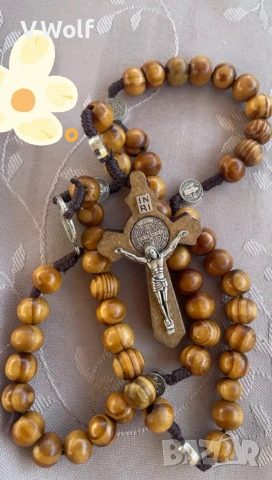 Броеница с Христос , снимка 3 - Колиета, медальони, синджири - 53483362