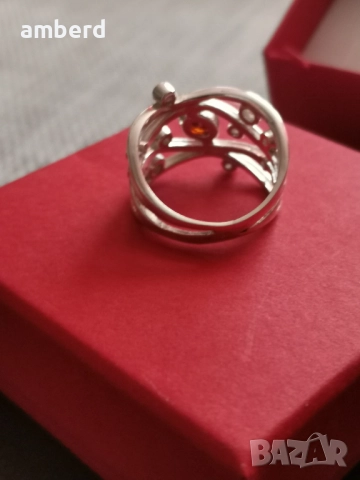 Страхотен сребърен  пръстен- модел R102, снимка 5 - Пръстени - 51987341