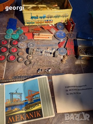  Стар немски конструктор Mekanik, снимка 1 - Антикварни и старинни предмети - 43803999