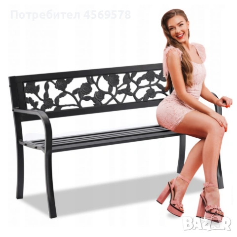 🌟Градинска пейка - стил и удобство в градината🌟 , снимка 3 - Градински мебели, декорация  - 53564698