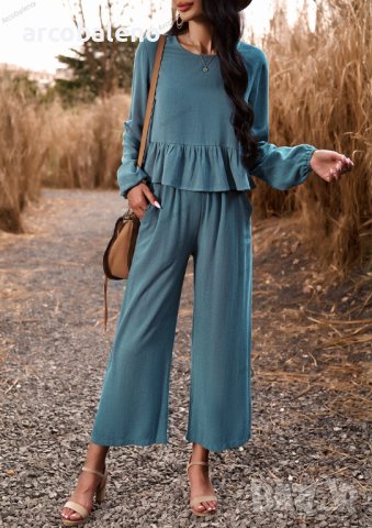 Темпераментен дамски ежедневен комплект от две части, 4цвята,, снимка 14 - Комплекти - 43824097