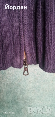 Мъжки пуловер – жилетка с цип – LA MARTINA . размер – L, снимка 11 - Пуловери - 53358555