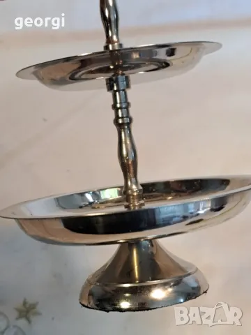 двуетажно иноксово плато  25/2, снимка 3 - Аксесоари за кухня - 50035239