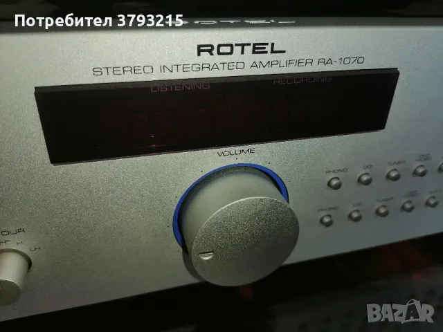 Стерео усилвател ROTEL RA 1070, снимка 8 - Ресийвъри, усилватели, смесителни пултове - 48036025