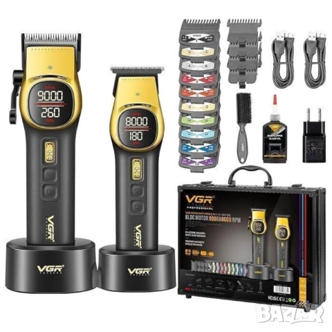 Комплект машинки за подстригване и контуриGreen series / GoldSeries, снимка 8 - Машинки за подстригване - 53560075