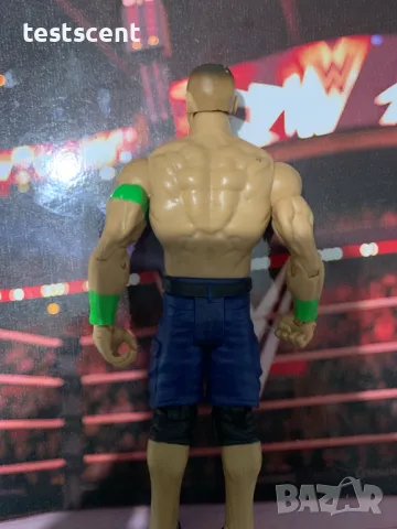 Екшън фигура WWE John Cena Джон Сина Mattel Basic Blue Cargo Green Bands figure играчка, снимка 13 - Фигурки - 48856262