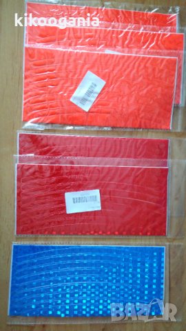 Комплект от 6 броя светлоотразителни ленти (нови) , снимка 3 - Аксесоари за велосипеди - 27530554