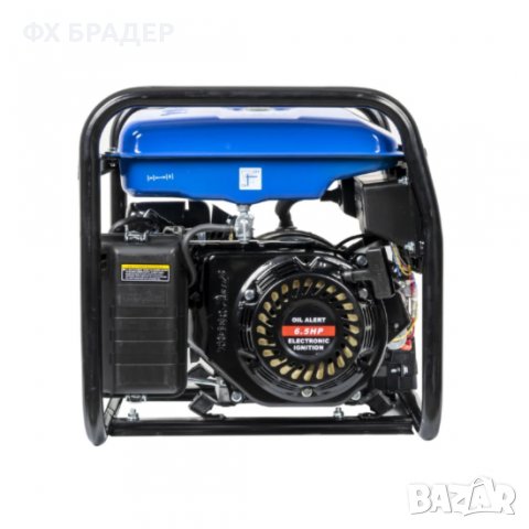 ПРОМОЦИЯ! Професионален Монофазен бензинов генератор Tiger, 2700W, 12L, ел. стартер, с колела, снимка 3 - Генератори - 39819455