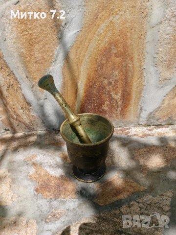 Старо бронзово хаванче, снимка 4 - Антикварни и старинни предмети - 39457467