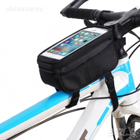 Велосипедна чанта за предна тръба за колело Аксесоари за колоездене Водоустойчив сензорен екран MTB , снимка 12 - Аксесоари за велосипеди - 37654039