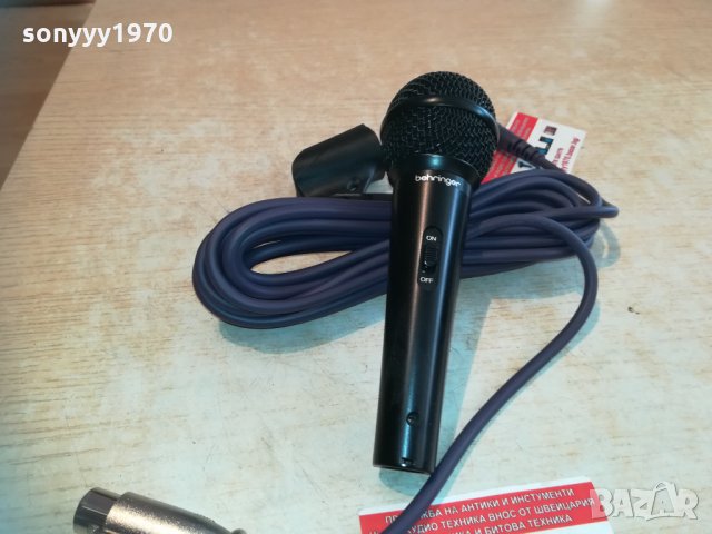 behringer profi mic+кабел+държач 2503210850, снимка 2 - Микрофони - 32294876