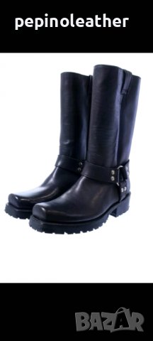 BUFFALO - нови черни кафяви каубойски байкърски кожени ботуши разни номера, снимка 9 - Дамски ботуши - 35017496