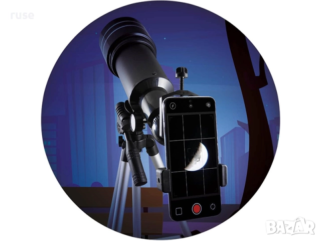 НОВИ! Лунен телескоп 70мм с филтър и статив Buki, снимка 11 - Образователни игри - 51467723