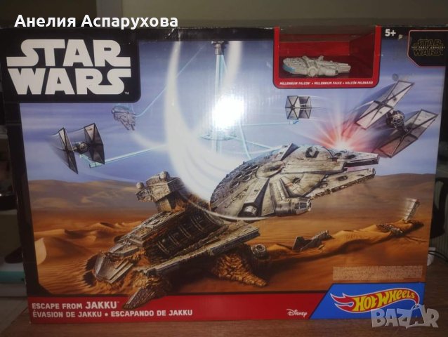 Игрален комплект Mattel Hot Wheels - Бягство от Джаку, Star Wars, снимка 2 - Други - 43684382